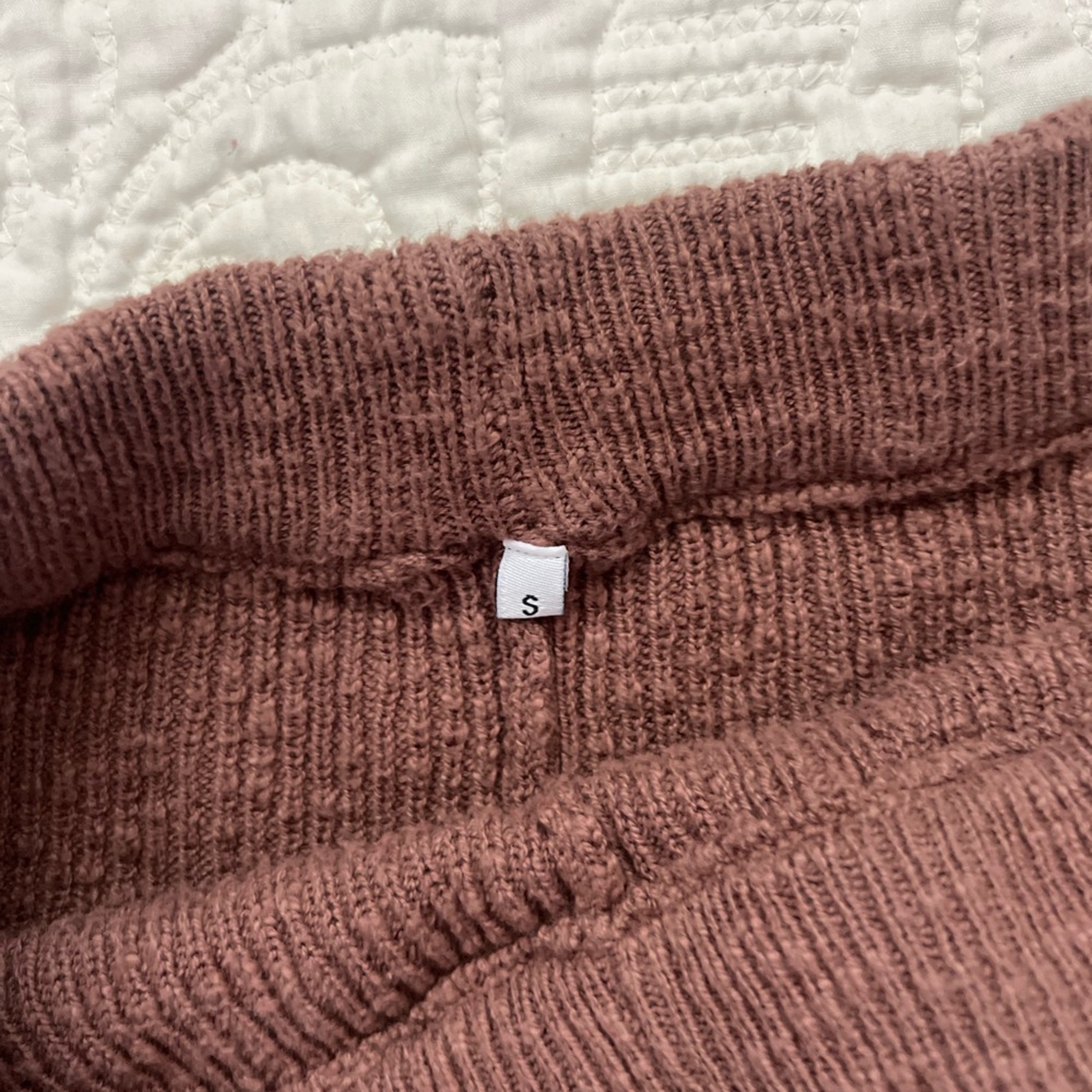 Brown Shorts Sweater Set Size Small - Picture 6 of 6